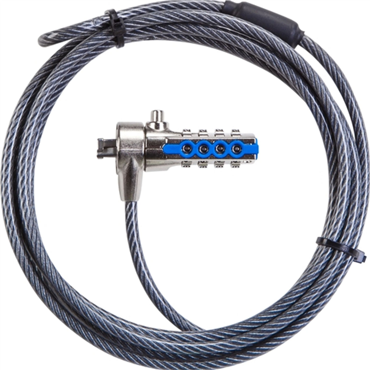 Targus DEFCON 2m Resettable Combo Lock Galvanized Steel Notebooks