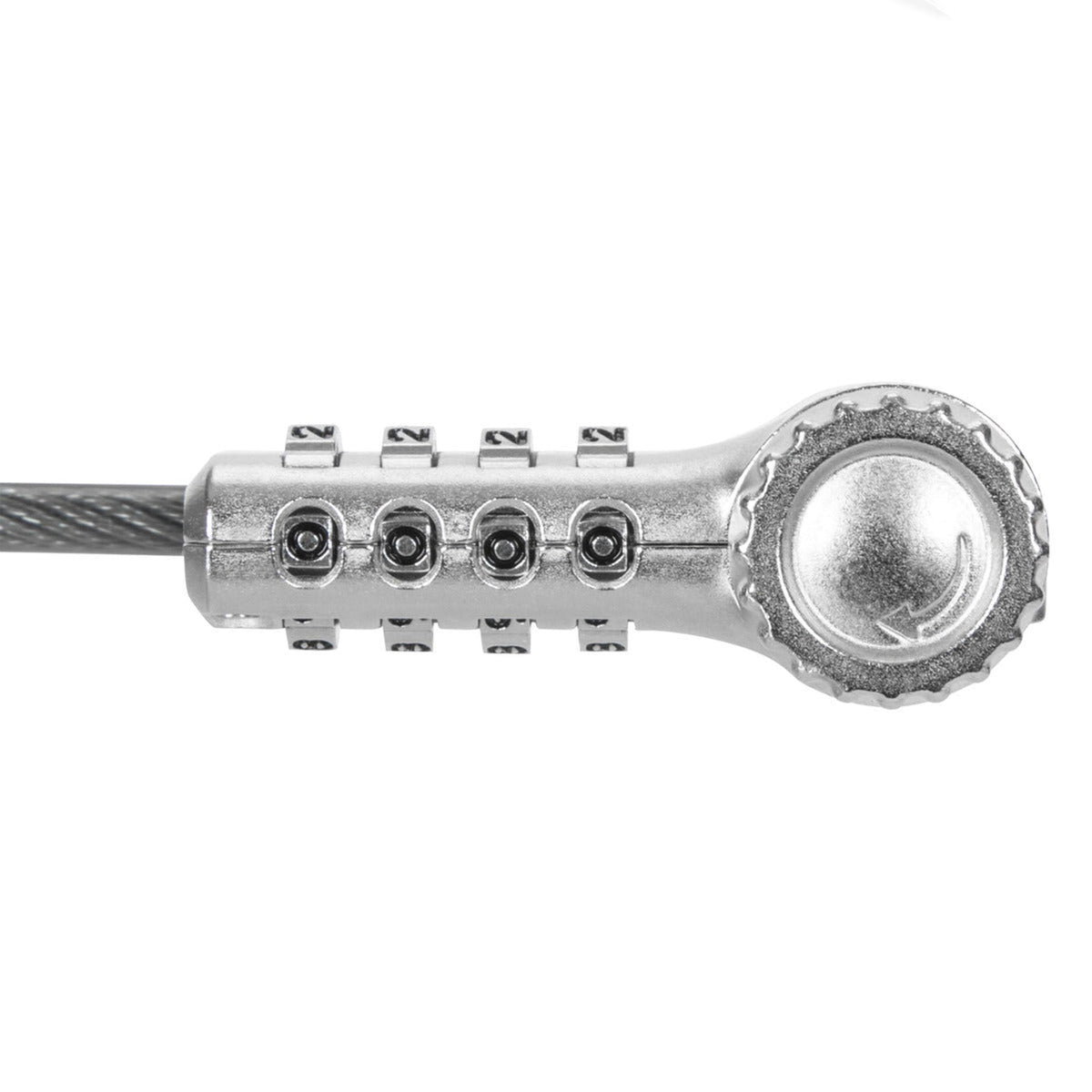 Targus DEFCON ASP96RGLX 1.98m Resettable Cable Lock Silver