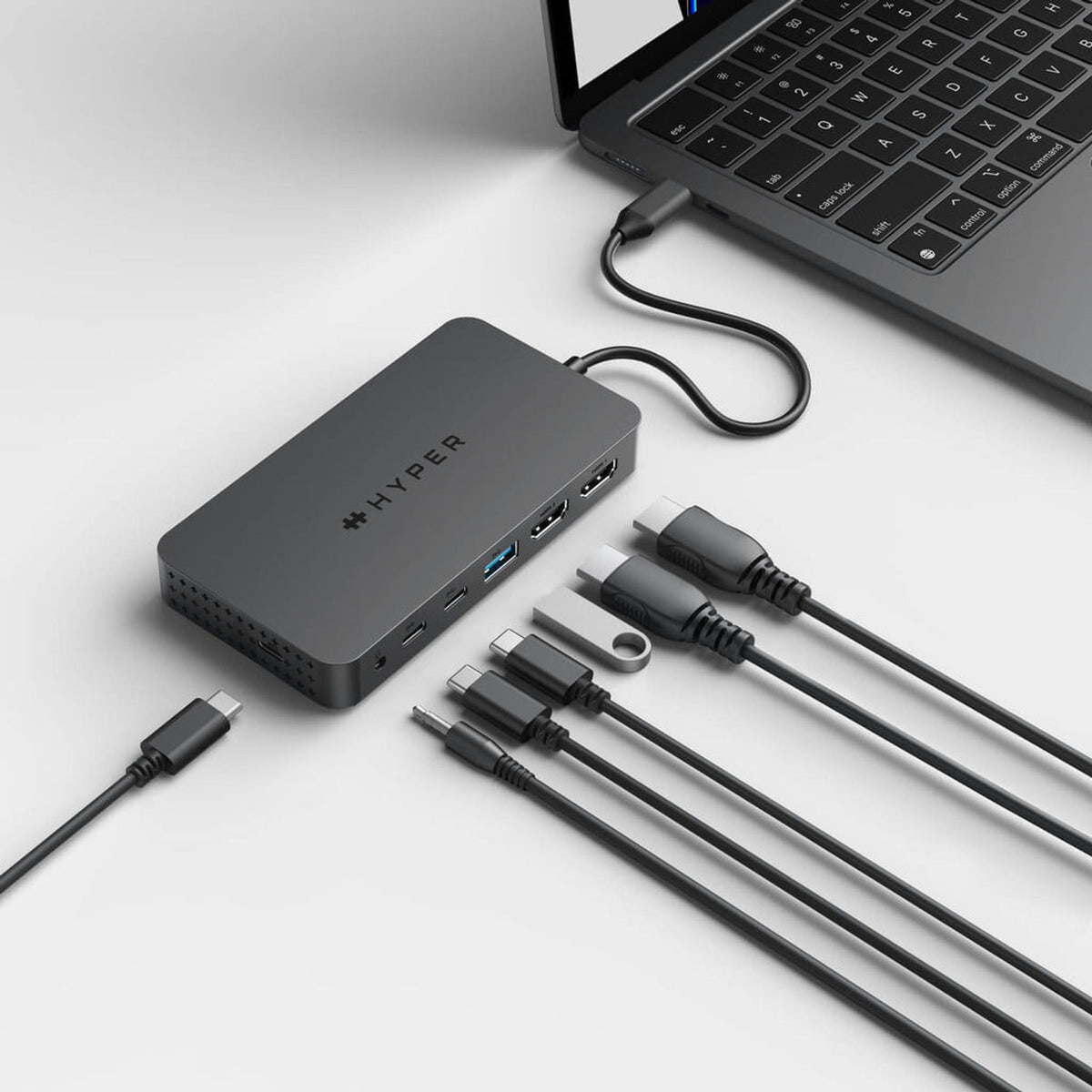 Targus HyperDrive Next HD7002GL 7-Port USB-C Docking Station 4K HDMI 100W PD