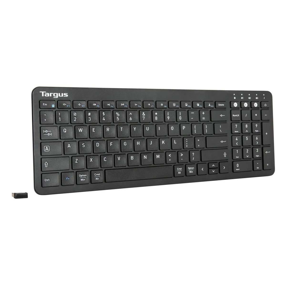 Targus Midsize Antimicrobial Bluetooth Wireless Keyboard Multi-Device US