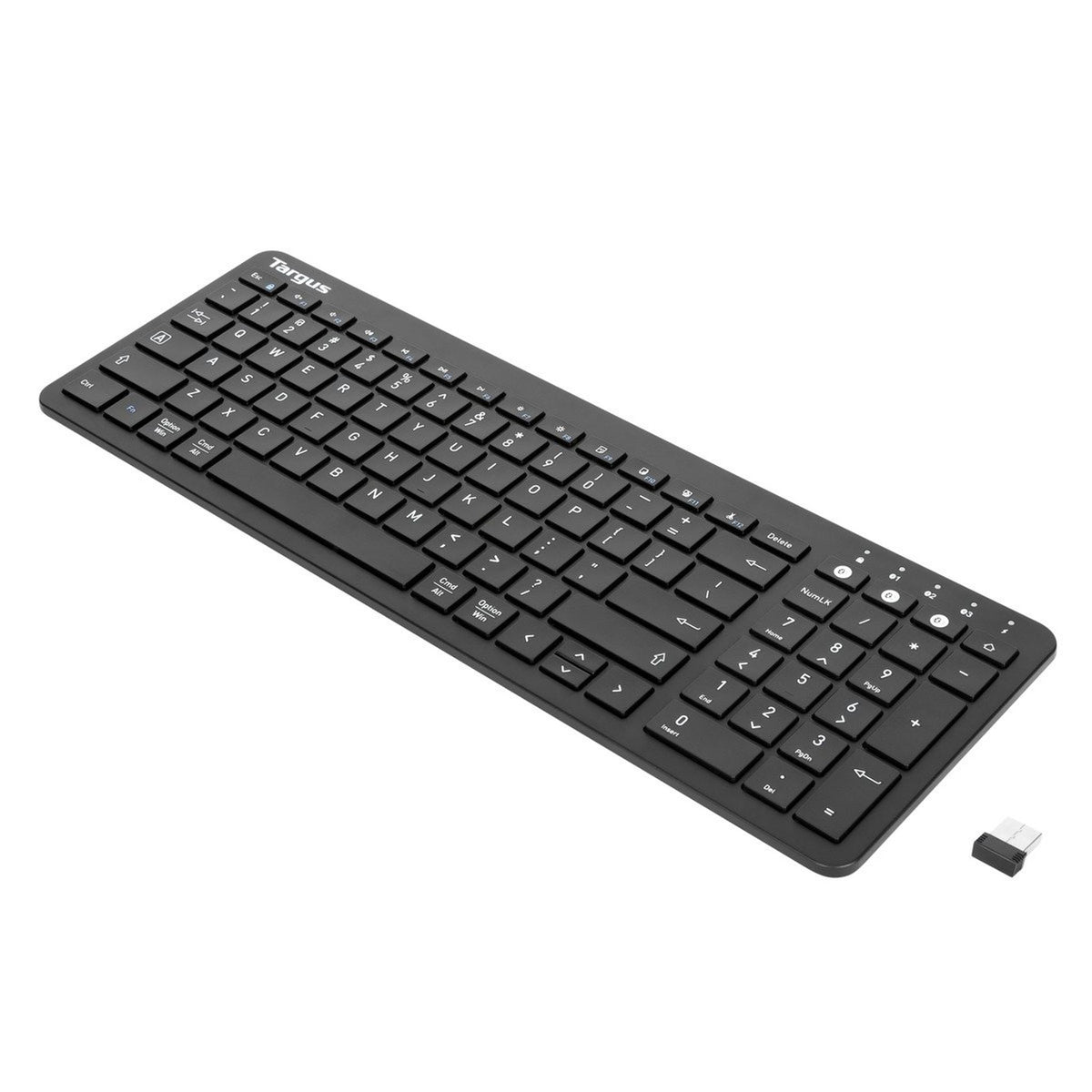 Targus Midsize Antimicrobial Bluetooth Wireless Keyboard Multi-Device US