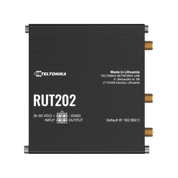 Teltonika RUT202 Dual SIM Industrial LTE Cat 4 Router Dual Ethernet LTE WiFi