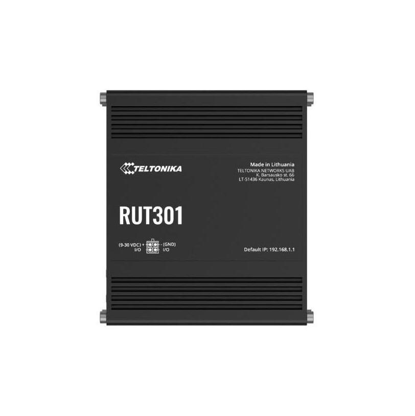 Teltonika RUT301 Industrial Ethernet Router 5 Ethernet Ports 2 DIO PSU Included