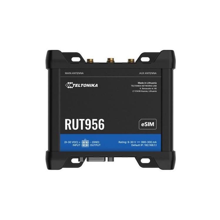 Teltonika RUT956 Industrial 4G LTE Dual-SIM Router 4x Ethernet Ports GPS PSU