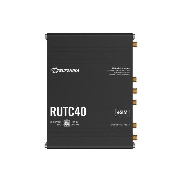 Teltonika RUTC40 Global 4G Edge Router Dual-core Dual-band Wi-Fi 6 eSIM PSU