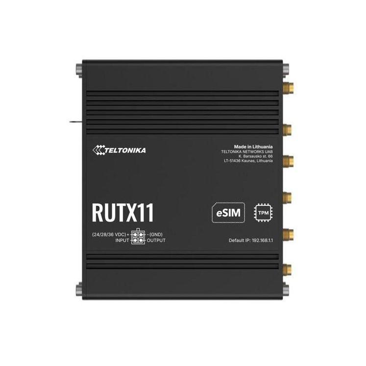 Teltonika RUTX11 Industrial 4G LTE CAT 6 Dual SIM Router Dual Band WiFi
