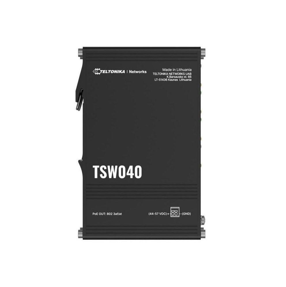 Teltonika TSW040 8-Port PoE+ 10/100Mbps Switch DIN Rail Mount