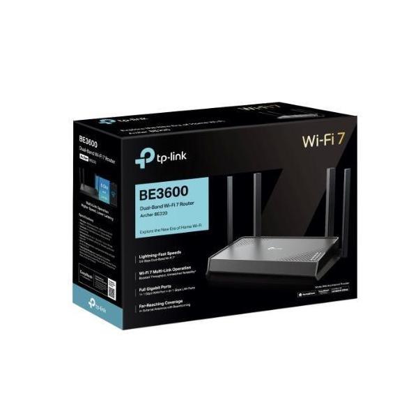 TP-Link Archer BE220 BE3600 Dual-Band Wi-Fi 7 Router(WIFI7) 688Mbps 2.4 GHz +...