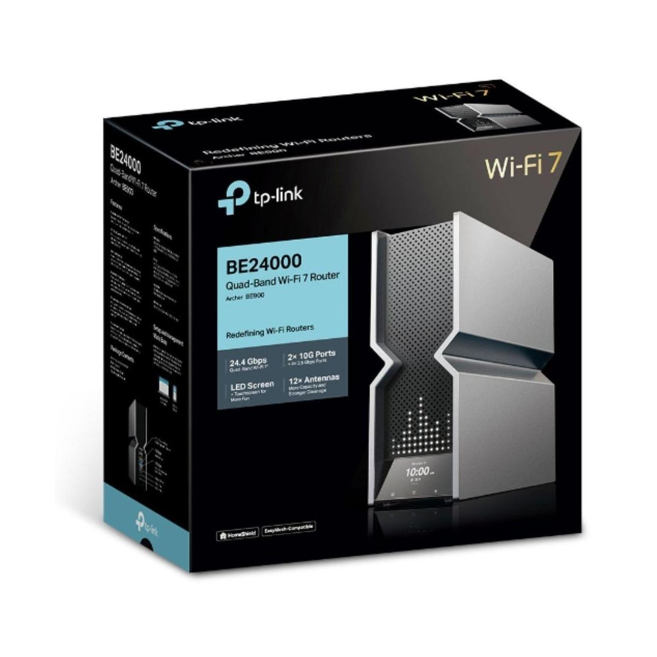 TP-Link Archer BE900 BE24000 Quad-Band Wi-Fi 7 Router