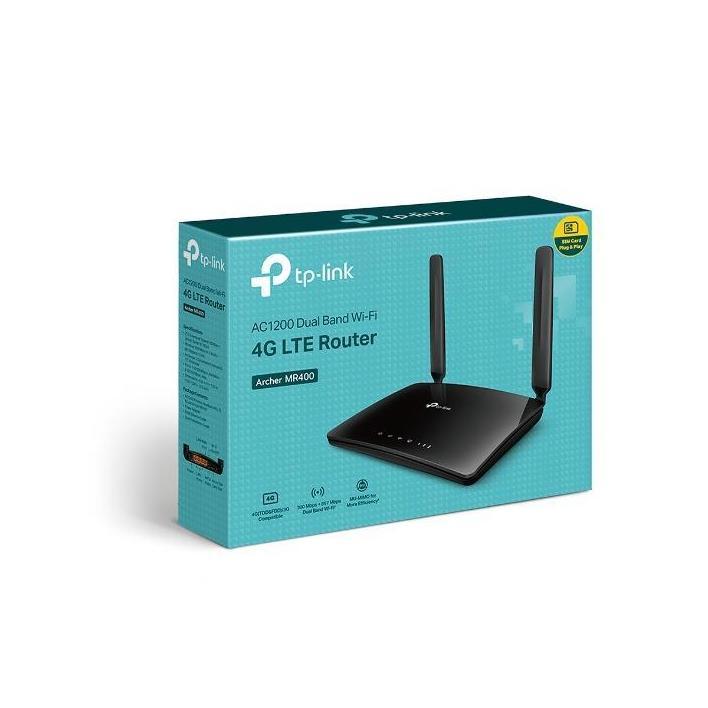TP-Link Archer MR400 AC1200 Dual-Band 4G LTE Router 150Mbps/867Mbps