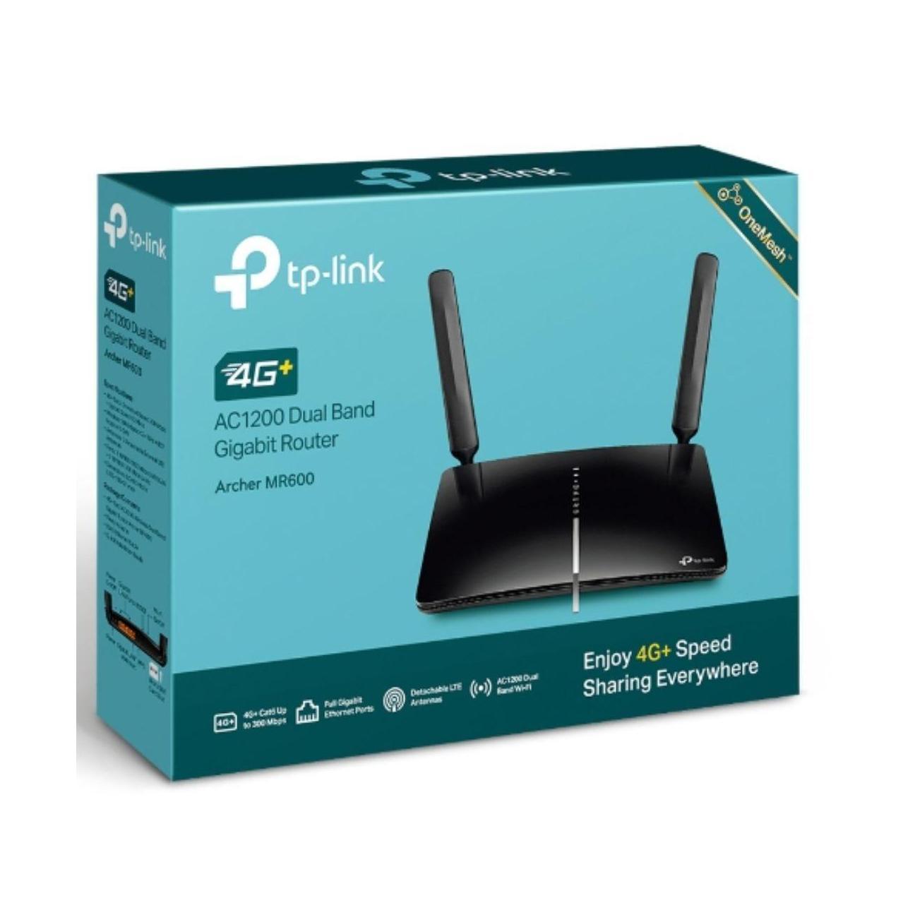 TP-Link Archer MR600 4G+ Cat6 AC1200 Wireless Dual Band Gigabit Router OneMes...