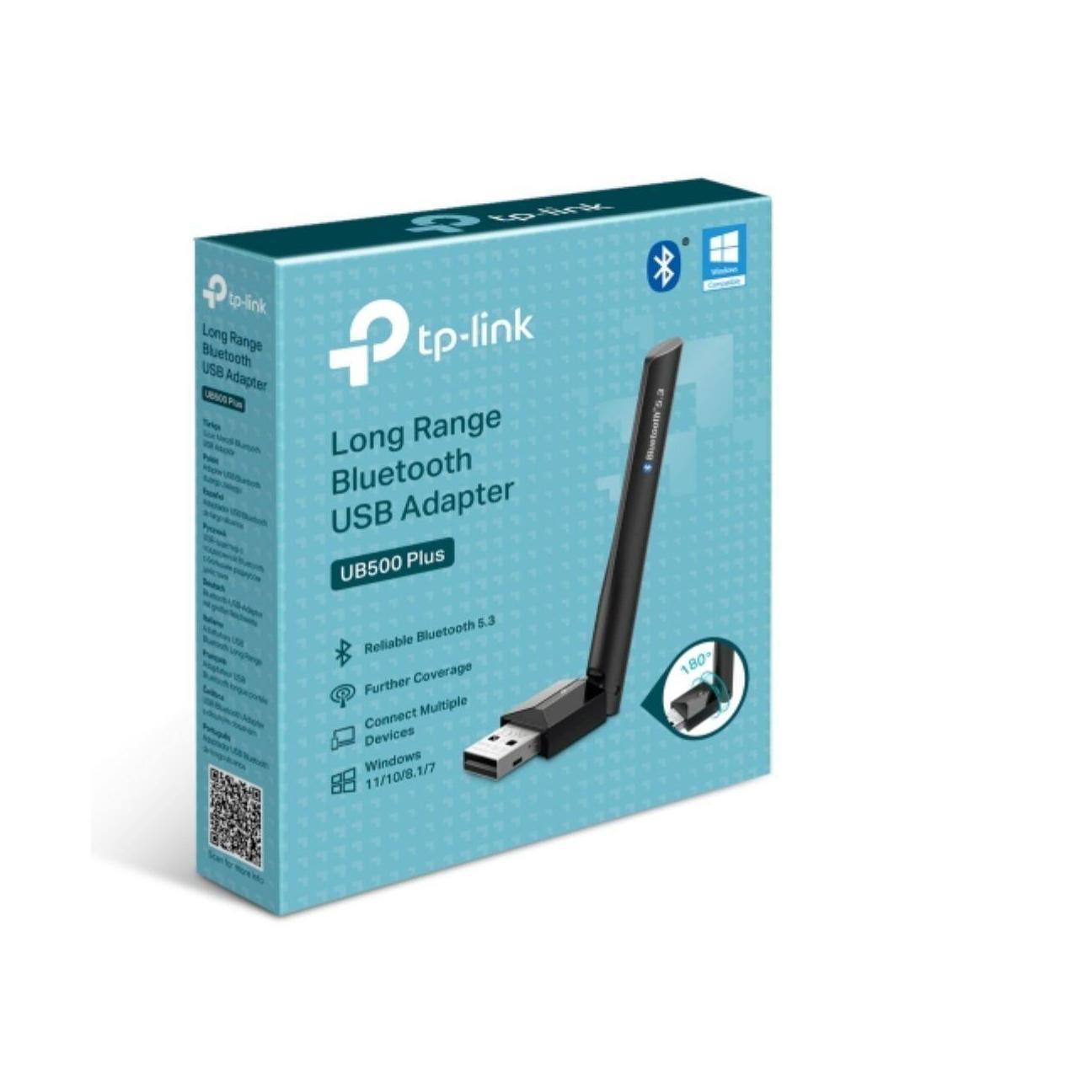 TP-Link Bluetooth 5.3 USB Adapter for PC or Laptop Long Range Adjustable Antenna