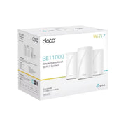 TP-Link Deco BE65(3-pack) BE11000 Whole Home Mesh Wi-Fi 7 System (WIFI7) 574 ...