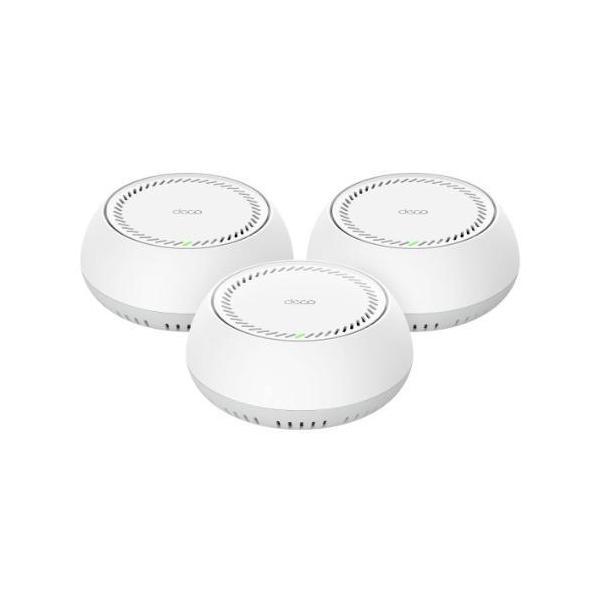 TP-Link Deco BE65-PoE(3-pack) BE11000 Whole Home Mesh Wi-Fi 7 System with PoE...