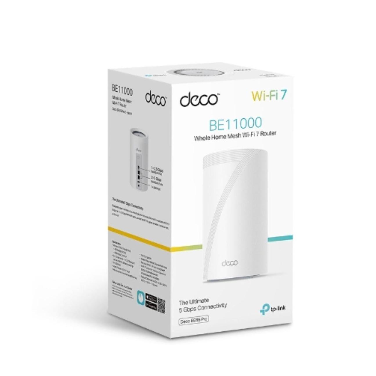 TP-Link Deco BE65 Pro(1-pack) BE11000 Whole Home Mesh WiFi 7 System 688 Mbps ...