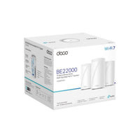 TP-Link Deco BE85(3-pack) BE22000 Tri-Band Whole Home Mesh Wi-Fi 7 System (WI...