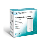 TP-Link Deco M4 AC1200 Whole Home Mesh Wi-Fi System Seamless AI Roaming Gaming