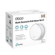TP-Link Deco X50-PoE AX3000 2-Pack Mesh WiFi 6 System 574Mbps@2 4GHz