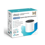 TP-Link Deco X55 1-Pack AX3000 Dual-Band Mesh WiFi 6 Router HomeShield Security