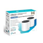 TP-Link Deco X55 2-Pack AX3000 Dual-Band Mesh WiFi 6 Router HomeShield Security