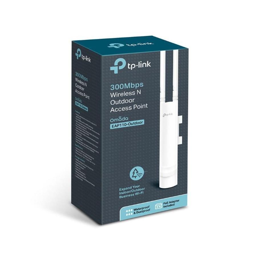TP-Link EAP110 Outdoor Omada 300Mbps Wireless N Access Point 1xRJ45 Waterproof