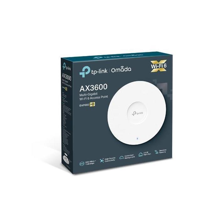 TP-Link EAP660 HD Omada AX3600 Dual Band Multi-Gig Ceiling Mount Access Point