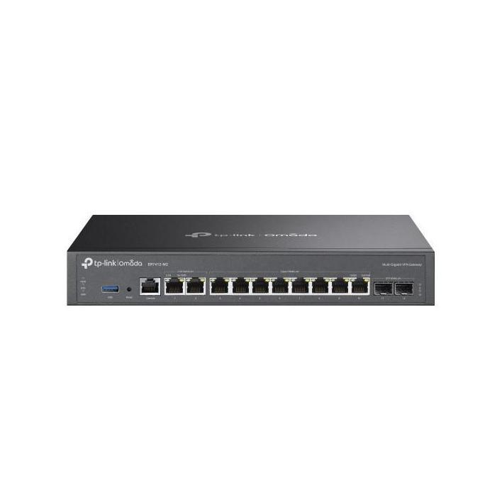TP-Link ER7412-M2 Omada Multi-Gigabit VPN Router 2x2.5Gbps 10x Gigabit Ports