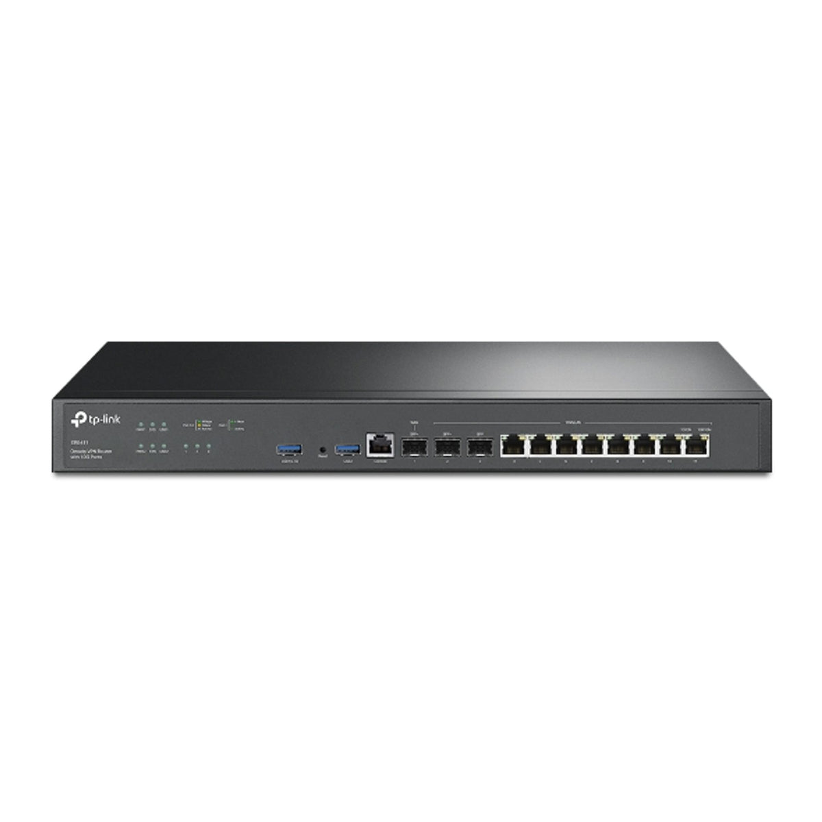 TP-Link ER8411 Omada 10G VPN Router 1x 10G SFP+ 1x 10G SFP WAN/LAN 8x Gigabit