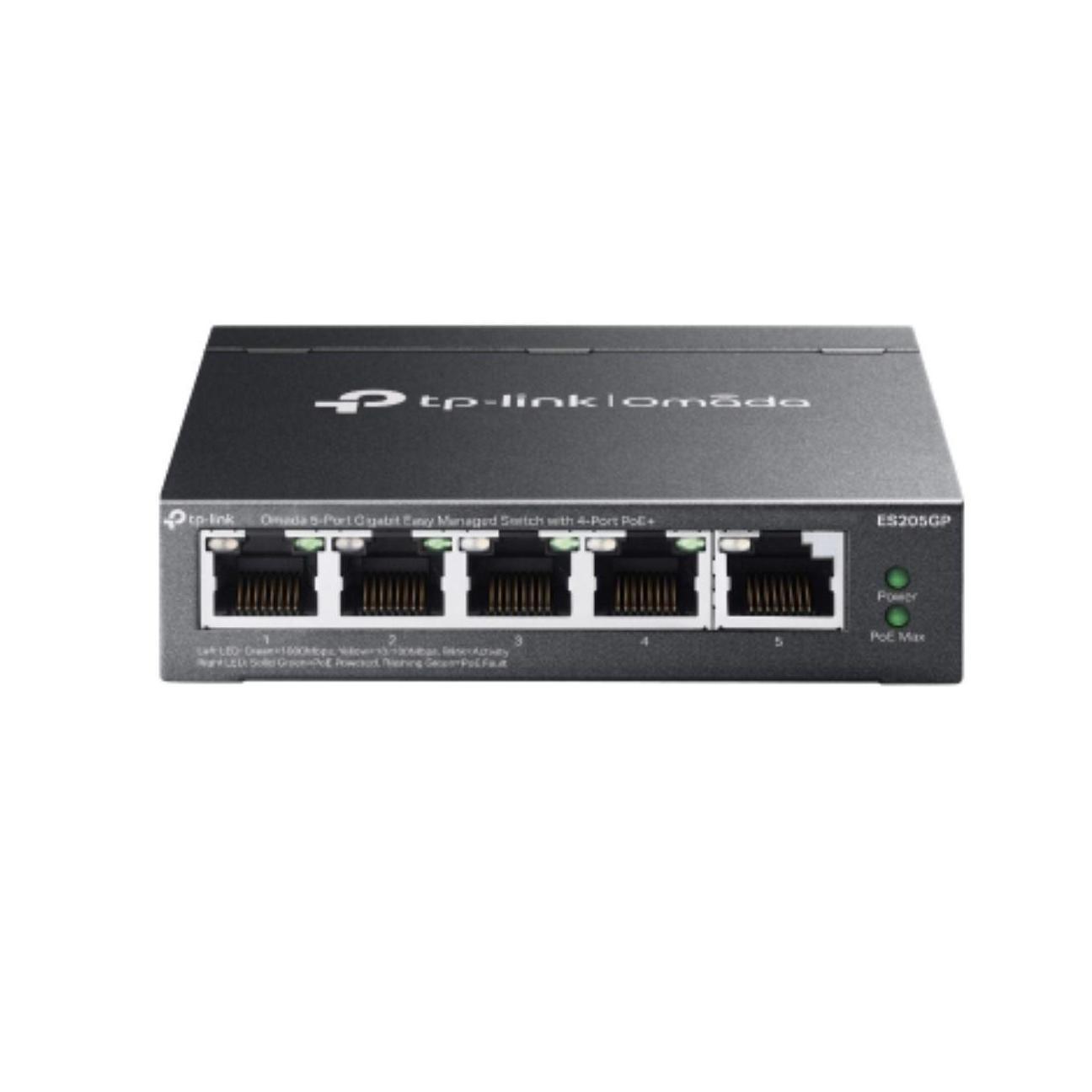 TP-Link ES205GP Omada 5-Port Gigabit PoE+ Managed Switch