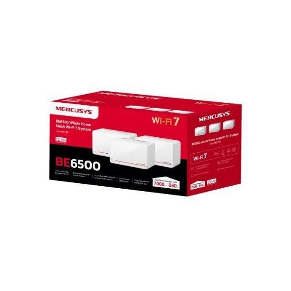 TP-Link Halo H37BE BE6500 Whole Home Mesh Wi-Fi 7 System 3-Pack MLO 4096-QAM OFDMA EHT160
