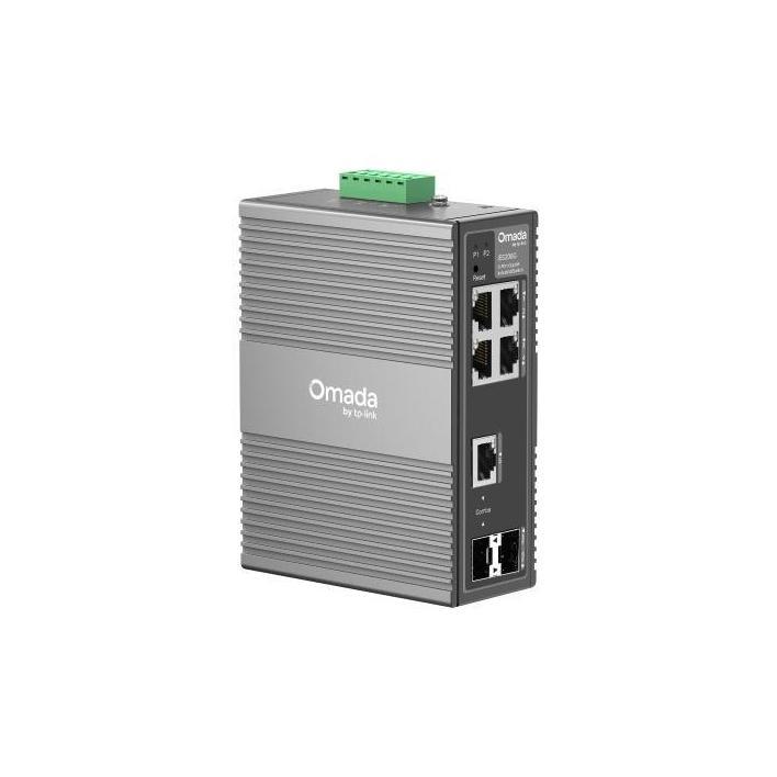 TP-Link IES206G Omada 6-Port Gigabit Industrial Managed Switch 1x GE SFP/RJ45 1x GE SFP 4x GE RJ45