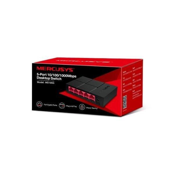 TP-LINK MS105G 5-Port Gigabit Desktop Switch Compact Design Green Ethernet Technology