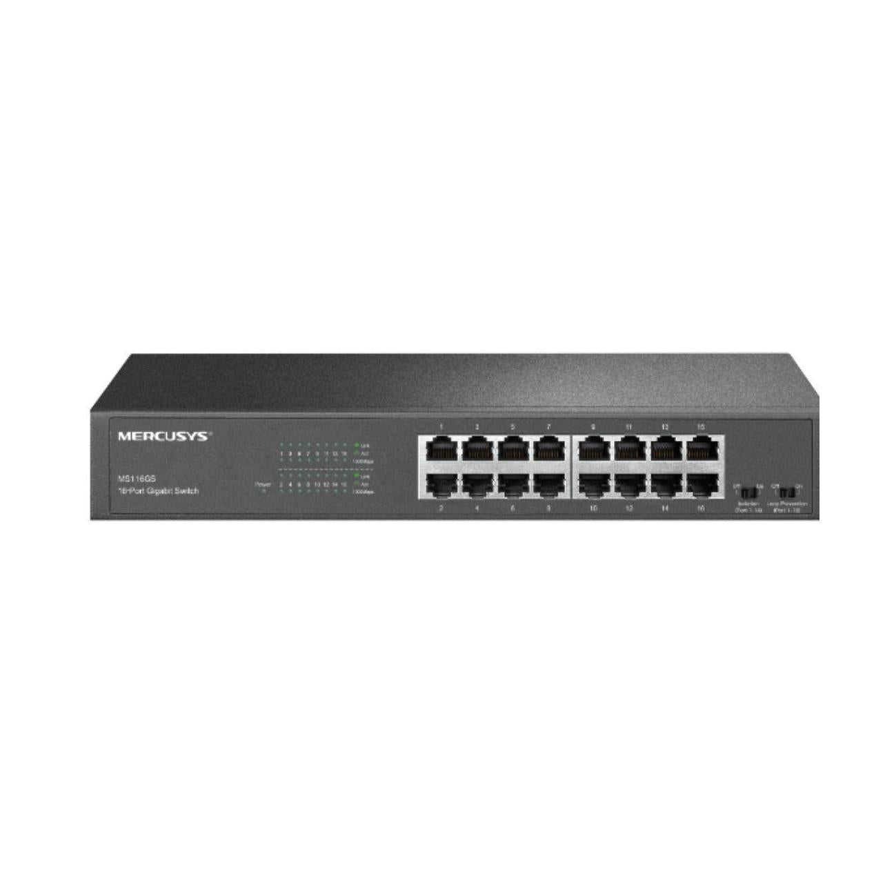 TP-LINK MS116GS 16-Port Gigabit Desktop Rackmount Switch