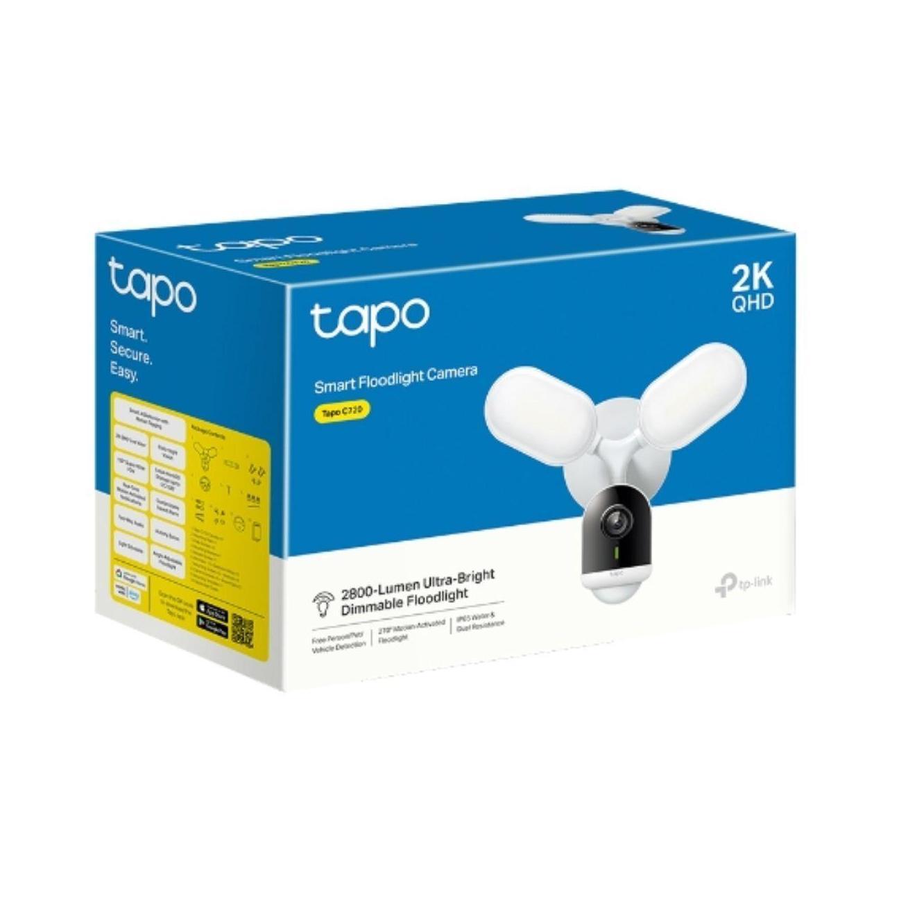 TP-Link Tapo C720 2K QHD 2800-Lumen Smart Floodlight Camera