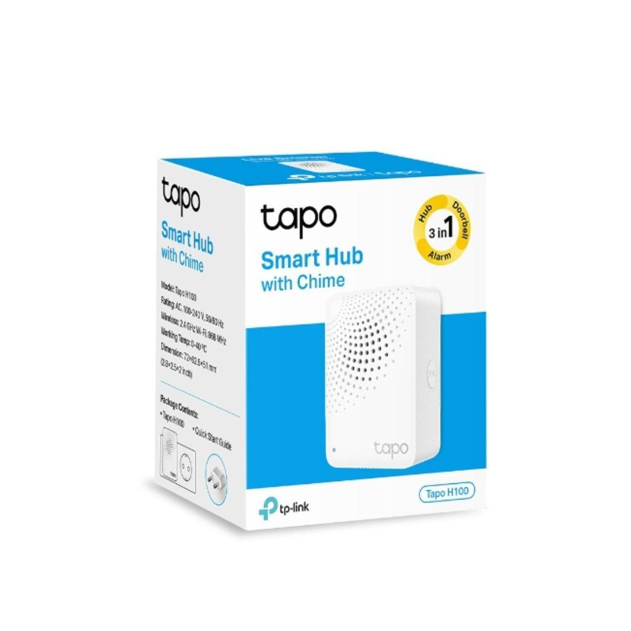 TP-Link Tapo H100 Smart IoT Hub Whole-Home Coverage Chime Alarm