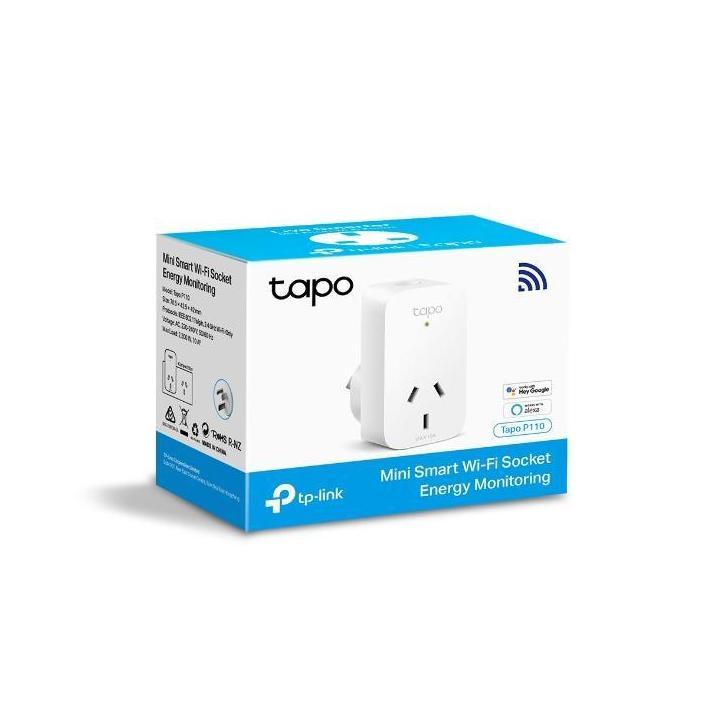 TP-Link Tapo P110 Mini Smart Wi-Fi Socket Energy Monitoring Voice Control