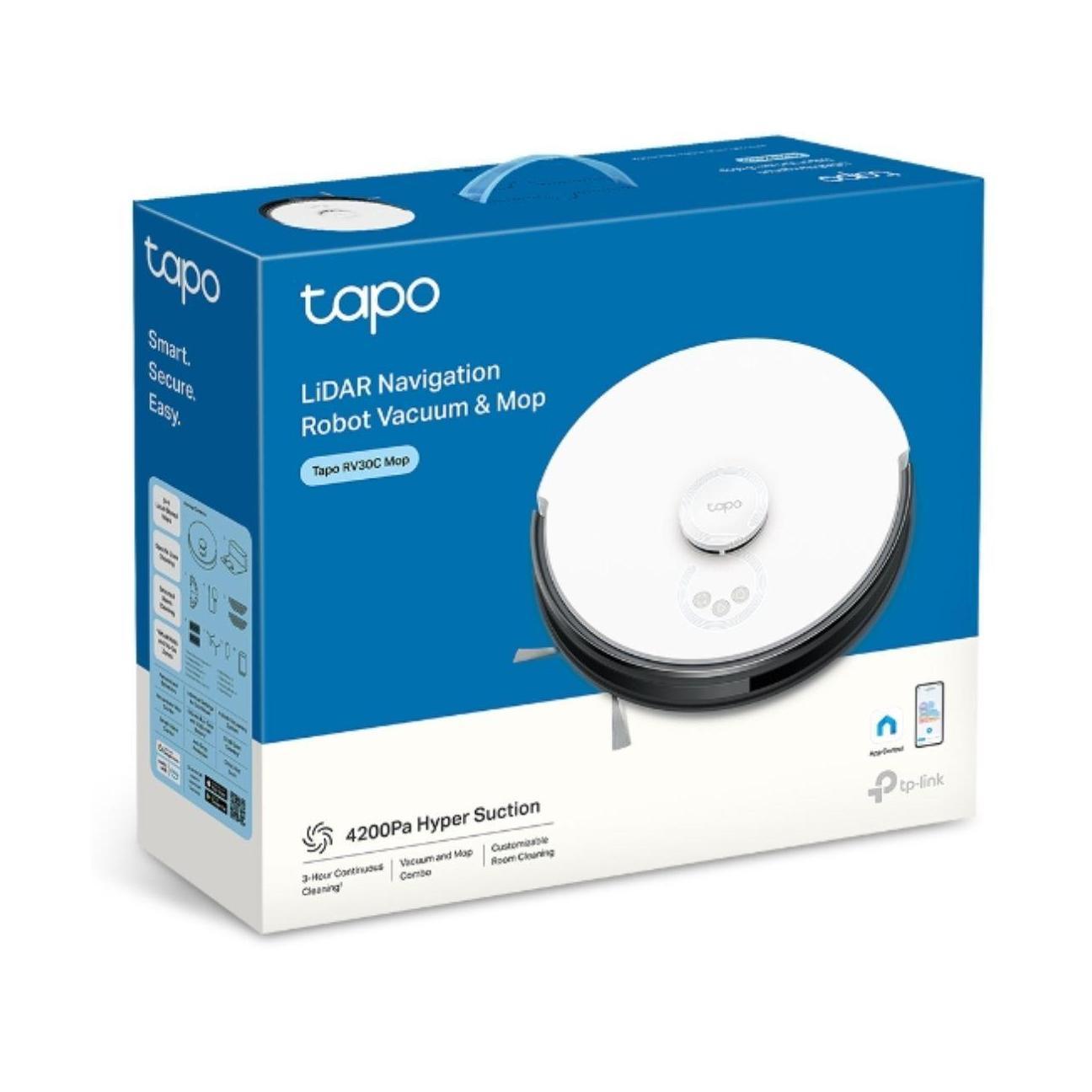 TP-Link Tapo RV30C LiDAR Navigation Robot Vacuum Mop 4200Pa Hyper Suction