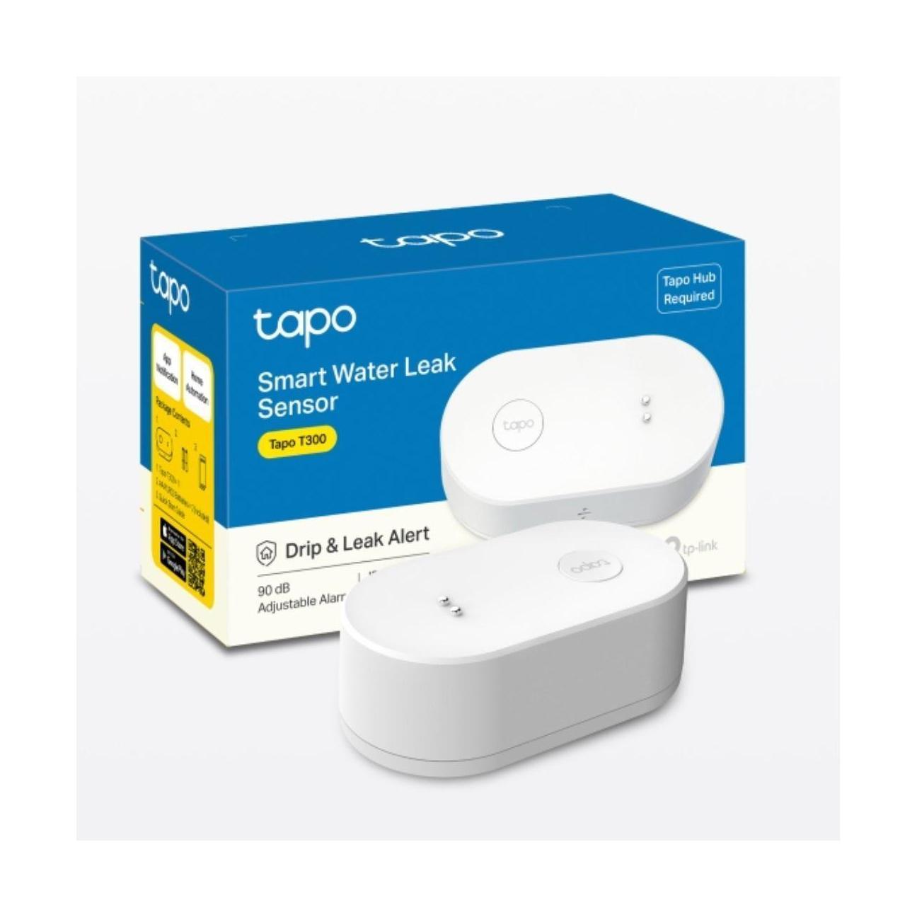 TP-Link Tapo T300 Smart Water Leak Sensor 90 dB Dripping Leaking Alarm IP66 W...