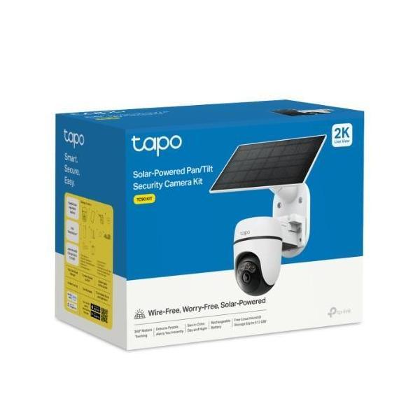 TP-Link TC90G Solar-Powered Pan/Tilt 4G LTE Security Camera Kit
