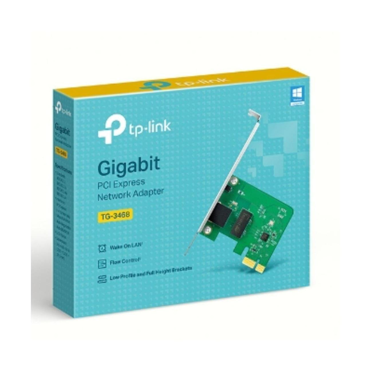 TP-Link TG-3468 Gigabit PCI Express Network Adapter 10/100/1000Mbps RJ45