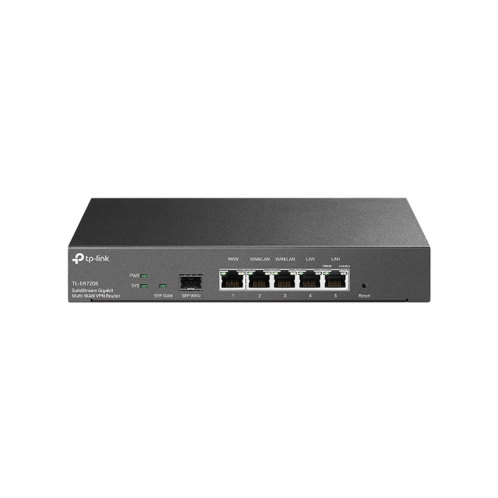TP-Link TL-ER7206 Omada SafeStream Multi-WAN VPN Router 4 WAN Ports