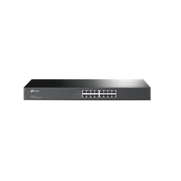 TP-Link TL-SF1016 16-Port 10/100M Switch 1U Rackmount Steel Case