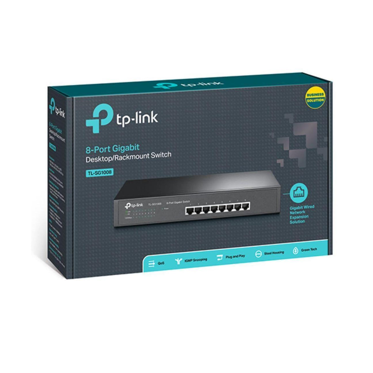 TP-Link TL-SG1008 8-Port Gigabit Unmanaged Switch Fanless