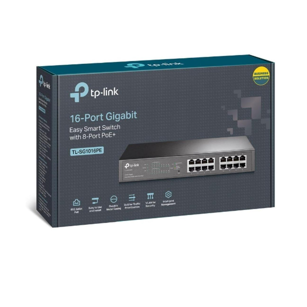 TP-Link TL-SG1016PE 16-Port Gigabit PoE+ Smart Switch 32Gbps