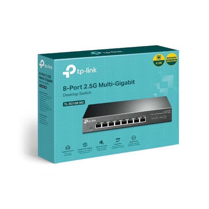 TP-Link TL-SG108-M2 8-Port 2.5G Desktop Switch 40G Switching Capacity