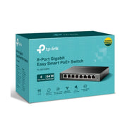 TP-Link TL-SG108PE 8-Port Gigabit PoE Smart Switch 4x PoE Ports 55W Fanless