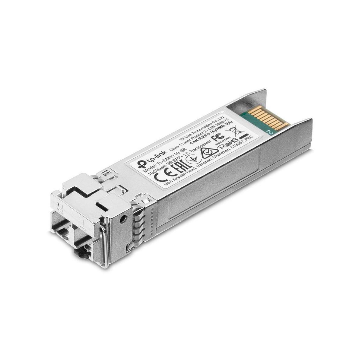 TP-Link TL-SM5110-SR 10GBase-SR SFP+ LC Transceiver Multi Mode Hot-Pluggable
