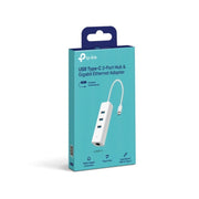 TP-Link UE330C USB 3.0 Type-C to Gigabit Ethernet Adapter with 3-Port USB 3.0 Hub