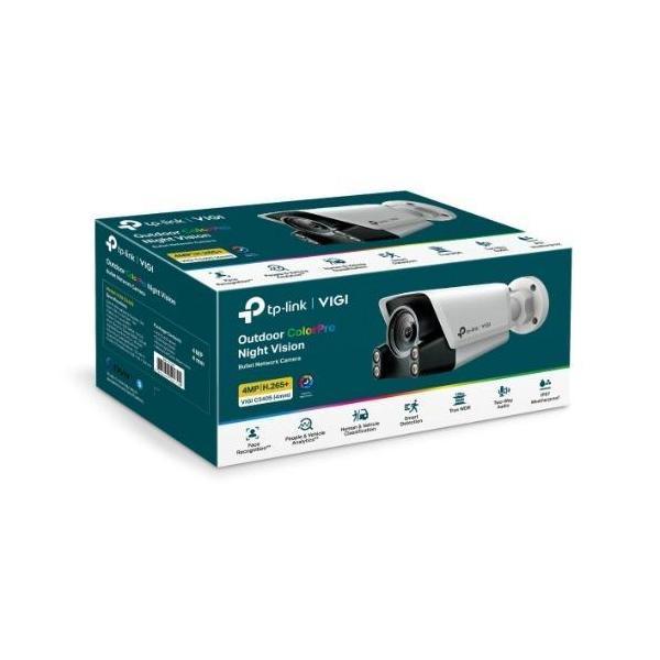 TP-Link VIGI 4MP C340S 4mm Lens Outdoor ColourPro Night Vision Bullet Camera Smart Detection