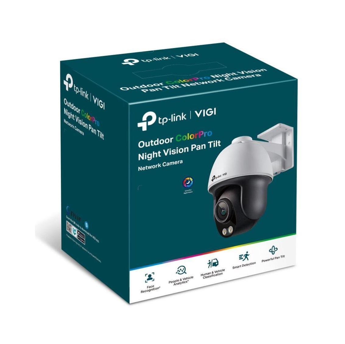 TP-Link VIGI C540S 4MP 4mm Lens Outdoor ColourPro Night Vision PTZ Camera Smart Detection